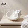Detailed Texture Crafting Tool Conch Catchall Tray, Unique Texture, 3D Print Ocean Theme Retro Style Desktop Ornament Mold Container, Durable