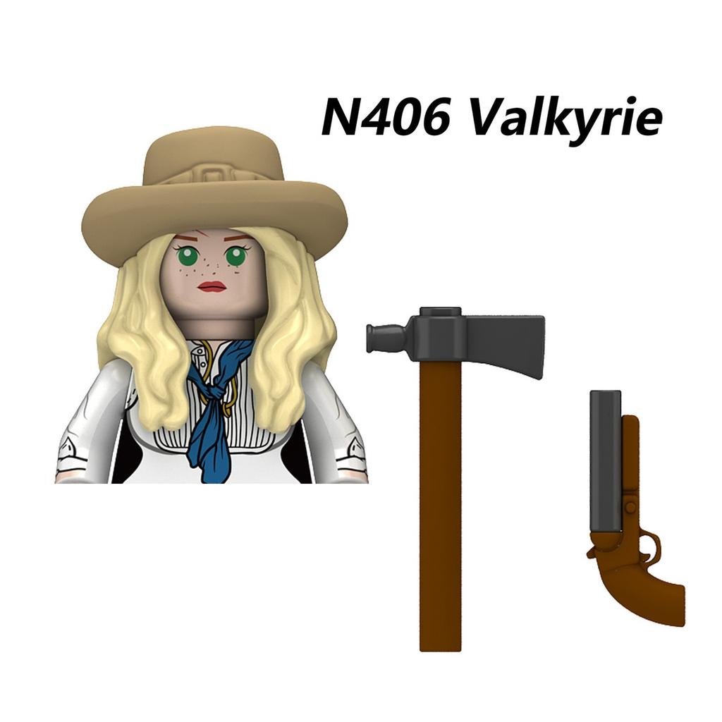 West Cowboy Westworld Building Blocks Police John Marston Arthur Morgan Mini Action Figure Toys