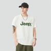 Jeep Мужская летняя футболка с коротким рукавом и круглым вырезом