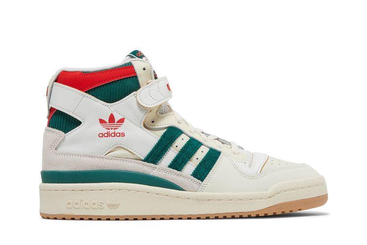 Мужские кроссовки adidas Forum 84 High Collegiate Green Red Cream White/Collegiate Green/Red