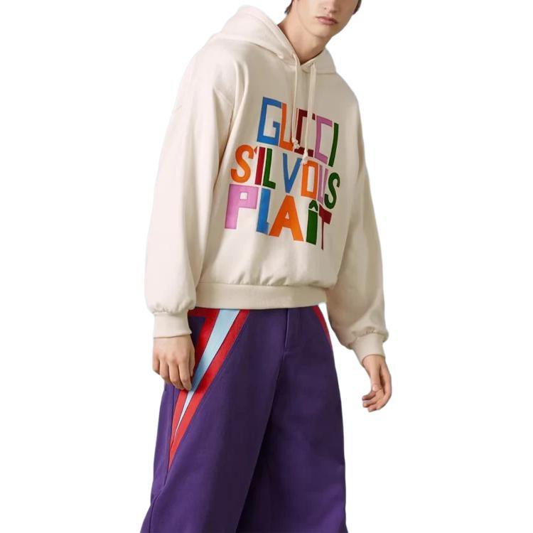 Gucci Худи со шнурком и деталями-патчами 721427-XJFFW-9162