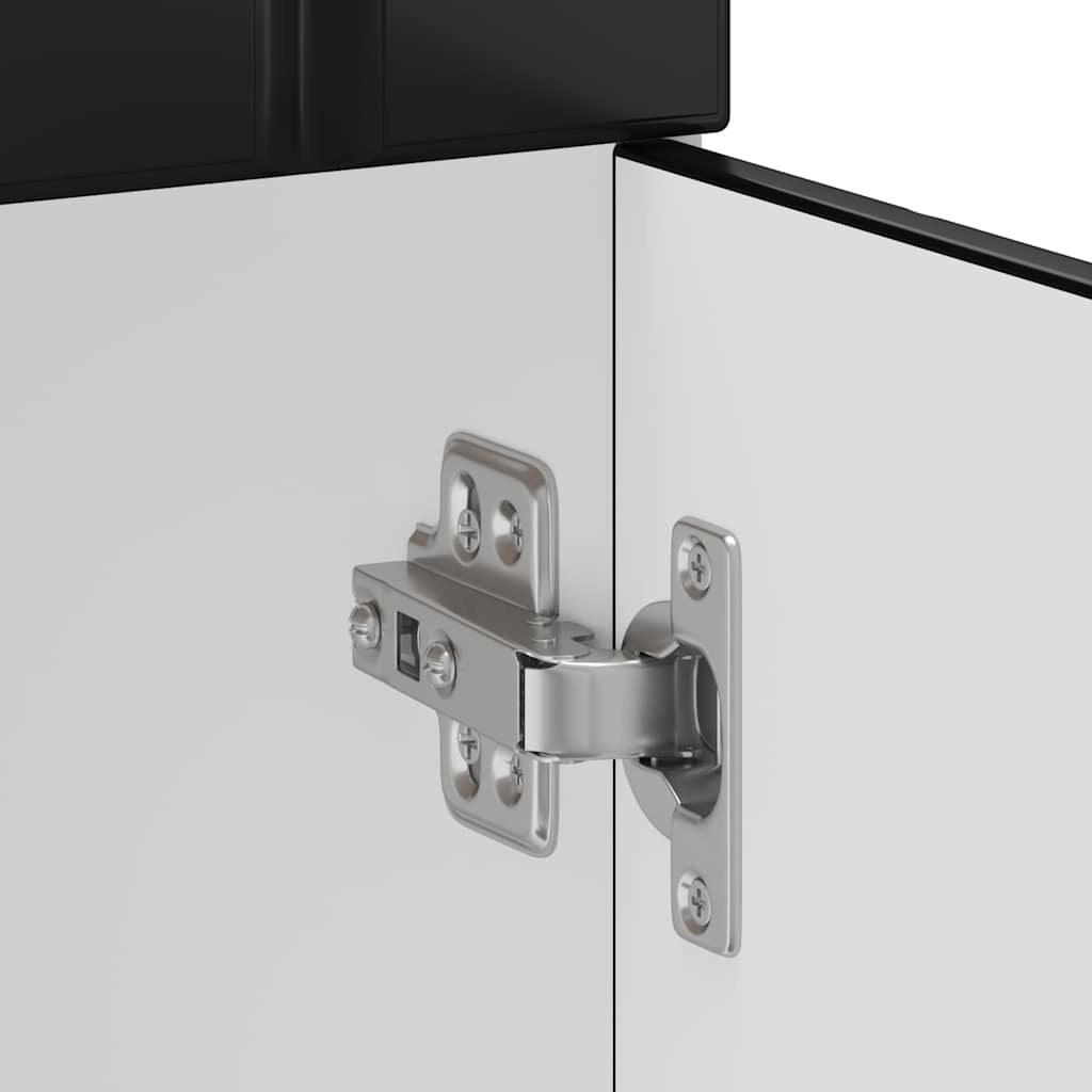 Lucca Kitchen Base Cabinet Black Particleboard