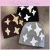 Fashion Star Pattern Neutral Casual Warm Knitted Hat For Youth And Teens