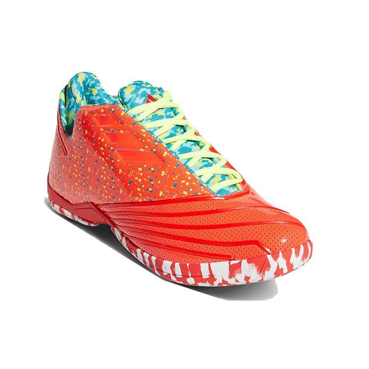 Adidas Кроссовки унисекс T-Mac 2 EVO Paint Splatter, разноцветные, ярко-красные, солнечно-желтые, FX4998