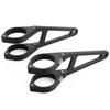 Daytona Motorcycle Headlight Stay Universal Fork Clamp Aluminum Headlight Bracket 27902 Black 41mm/Long