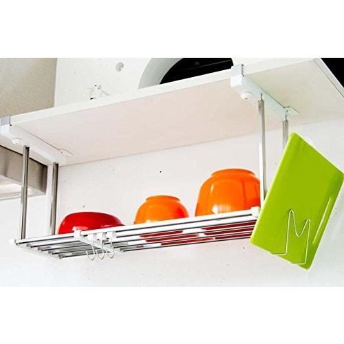 Extendable under-door shelf, 1 shelf, width 55-95cm