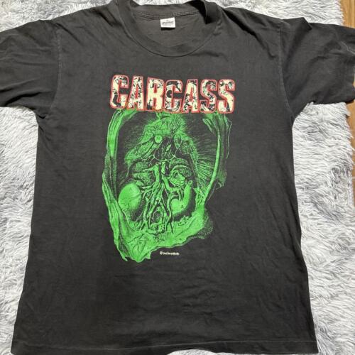Летняя CARCASS - Футболка 'Cancelled Skull Tour' Мужская Одежда Оверсайз Футболка