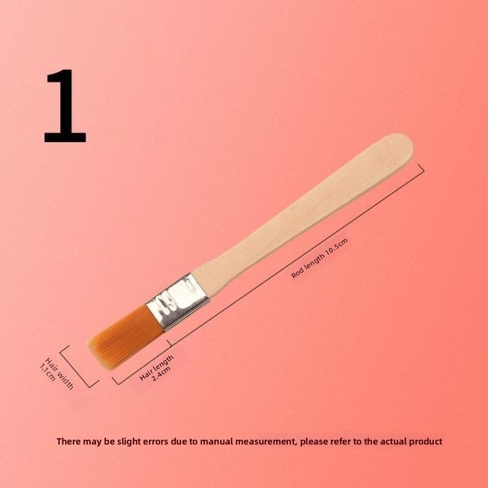 Практичная кисть для масляной краски, деревянные ручки, нейлоновая чистая кисть, новая кисть для рисования волосом, художественные принадлежности