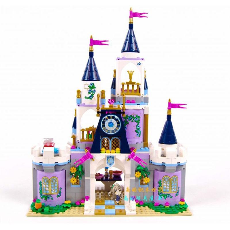 Girl Castle Park Princess Series DiSNi Cinderella's Dream Castle Assembly Blocks