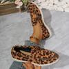 Fashion 2024 Hot Sale Shoes for Women One Kick Women's Flats Autumn Round Toe Leopard Print Mixed Colors Solft Sole Casual Flats Shoes