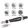 Доктор. Электрическая микроигла Pen A7 с 12, 36 иглами и нано-кристаллическими круглыми картриджами.