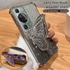 Gradient Glitter Butterfly Stand Case Lens for Huawei P30 P40 P50 P60 Pro Pura 70 Pro Mate 30 40 50 60 Pro Nove 7 8 9 10 11 12 Pro Honor 100 200 Pro