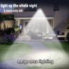 30000LM Motion Sensor Solar LED Lights Outdoor Solar Garden Lamp 3 Modes Waterproof Wall Lighting For Patio Garden Solar Light