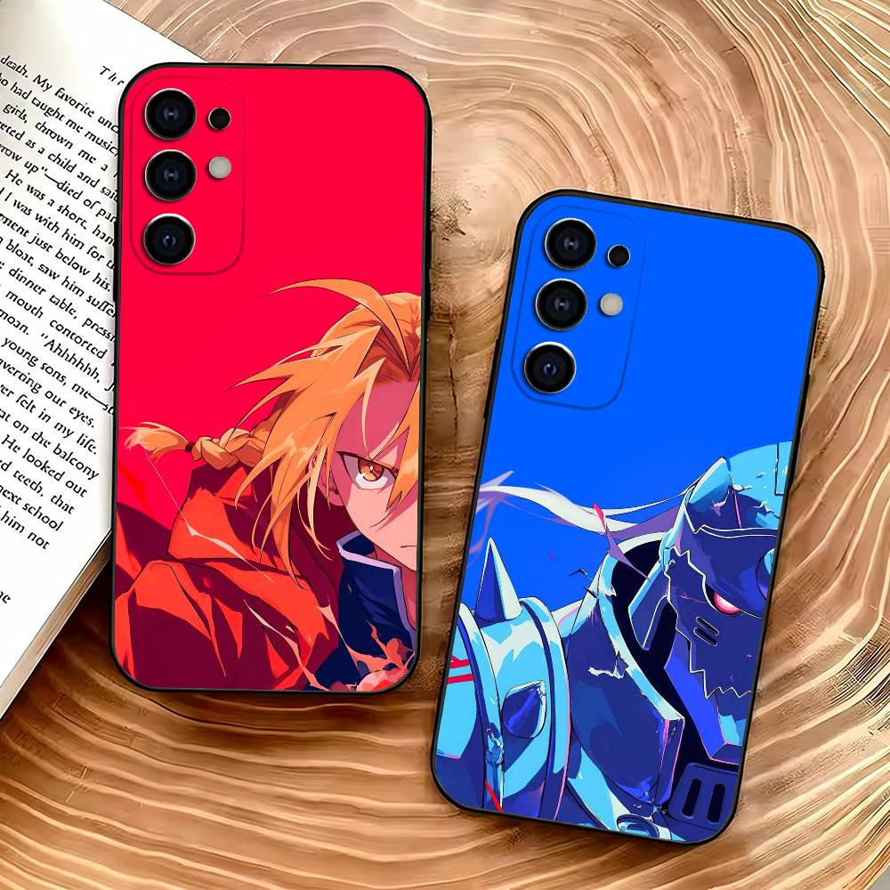 Чехол для телефона F-Fullmetal Anime A-Alchemist для Samsung S25,S24,S21,S22,S23,S30,Ultra,S20,Plus, Мягкий силиконовый черный чехол