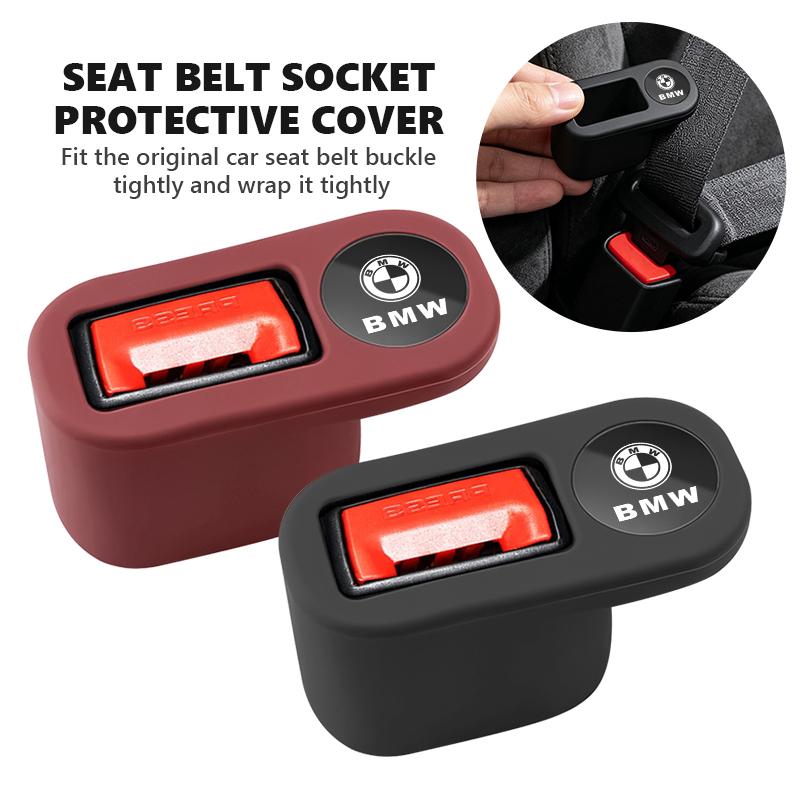 UCFF4 Universal Car Seat Belt Base Anti Scratch Cover Auto Accessories For BMW Performance X1 M3 M6 F01 F02 E34 E36 E60 F10 F20 X6