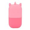Facial Ice Cube Reusable Silicone Ice Holder Portable Water Fill Face Roller for Daily Use Pinkish