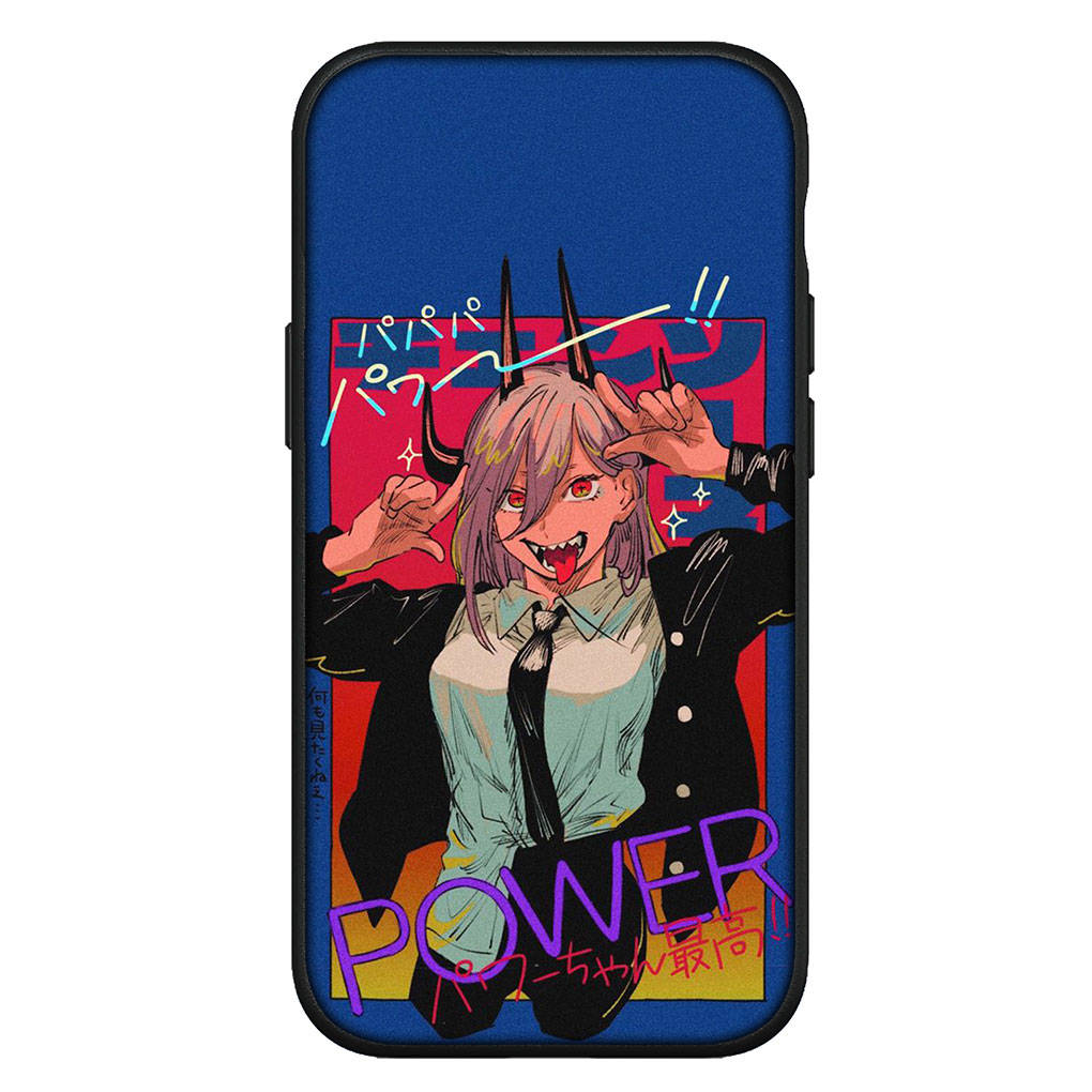 Чехол для iPhone 16 15 Xiaomi Redmi Note 14 13 12 11 Pro Max X 8 16e Samsung Galaxy S25 S24 S23 Moto OPPO Huawei Denji Makima Chainsaw Man Чехол для телефона