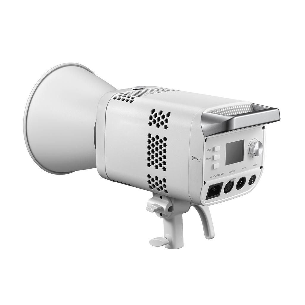 Фотостудийный LED-светильник LE200D COB 220 Вт, управление DMX Bluetooth, цветовая температура 5600K, сопряжение NFC, охлаждающий вентилятор для
