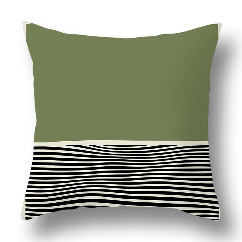 Свежий принт в скандинавском стиле, украшение для дома, гостиной, дивана, квадратная подушка, наволочка