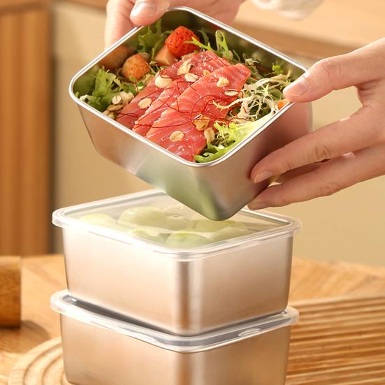 Ланч-бокс Yousheng из нержавеющей стали, коробка для пикника, бенто, большая емкость, портативный контейнер для обеда для домашнего офиса, школы