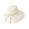 Summer Quick Dry Breathable Fisherman Hat Solid Color Lace Up Wide Brim Sun Hat Adjustable UV Protection Summer Visor Hat