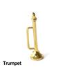 Bar Drum Microphone Miniature Violin Guitar Piano Model Saxophone Trumpet Doll Musical Instruments