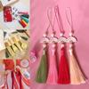 Lucky Bookmark Tassels DIY Crafts Phone Pendant Chain Tassel Car Keyring Fan Decor