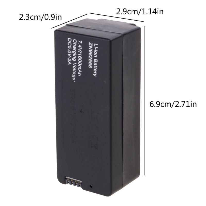 Remote Control Drones Battery 7.4V 1600mah Remote Control Drones Lithium Battery Replacement Battery Drones Accessories