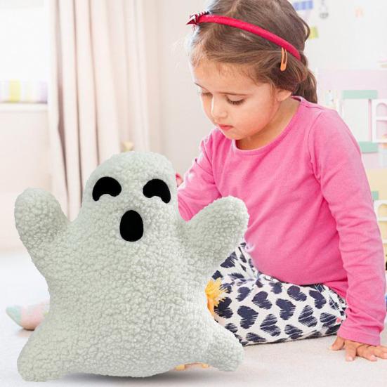 Подушка-призрак на Хэллоуин, декоративная плюшевая кукла-призрак, набитая подушкой-призраком