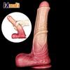 Гигантский фаллоимитатор с большим членом, мягкий силиконовый фаллоимитатор, фаллоимитатор в виде лошади, животного, искусственный пенис, фаллоимитаторы на присоске, секс-игрушки для женщин