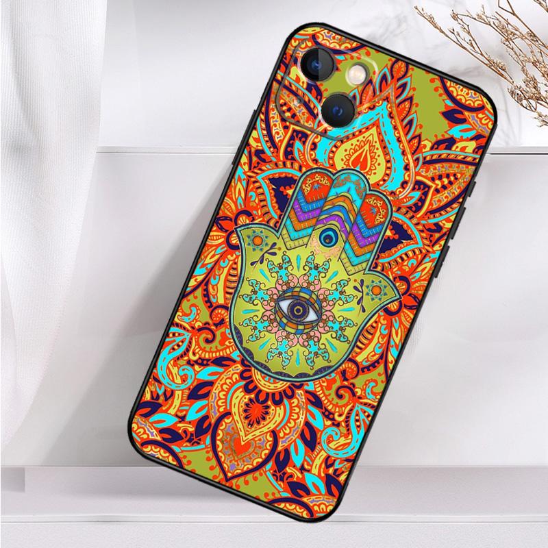 Защитный чехол Hamsa Рука Фатимы для iPhone 17 16 Pro Max 11 14 15 Plus 12 13 Mini 16e 17 Air Чехол для телефона