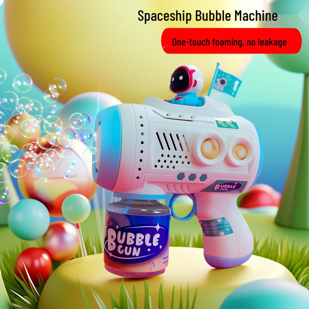 Popular Kid's 32-Hole Electric Bubble Gun - Automatic Handheld Toy for Bubbles