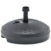 Sun Umbrella Base Sand Water 20 L Anthracite Plastic Rattan Look