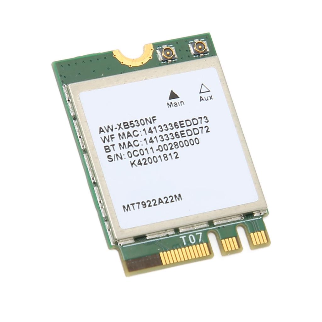 M.2 WIFI 6E Card 5374Mbps Triple Band 2.4G 5G 6G Support MU MIMO Bluetooth 5.2 M.2 Laptop Wireless