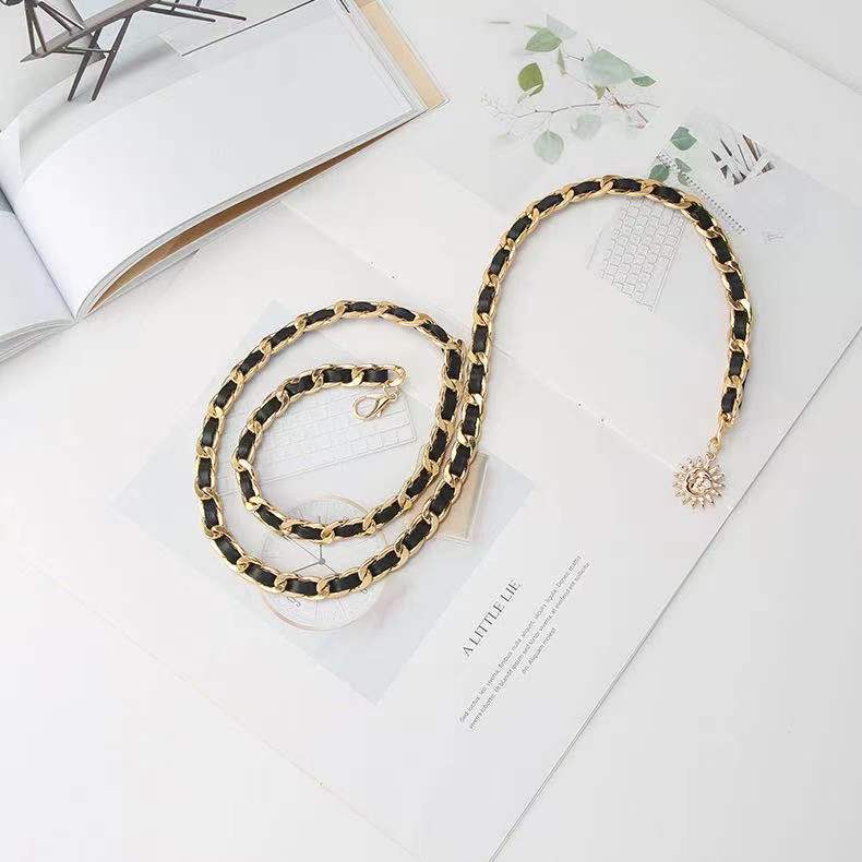 Европейская и американская металлическая цепочка на талию, женская юбка с модной декоративной цепочкой, украшение талии, универсальный трендовый пояс