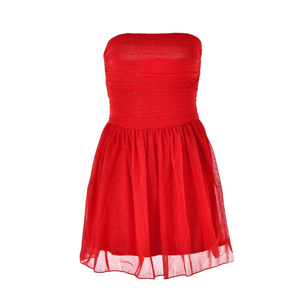 Женское сетчатое двухслойное платье-труба с открытой спиной