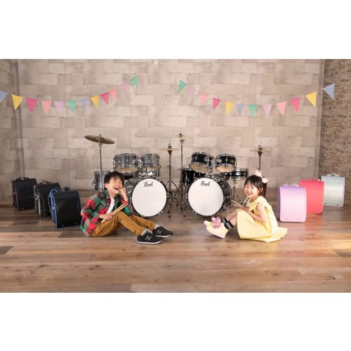 Pearl ROADSHOW JR. Junior Size Drum Set, Jet Black, RSJ465/C #31