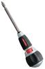 ANEX Ratcheting Screwdriver Ball Handle, Japanese