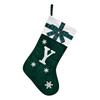 Christmas Stockings Small Embroidered Letter Knitted Xmas Hanging Stocking Decorations Christmas Party Decor