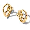 Pandora Organicly Shaped Heart Small Hoop Earring 264359c00