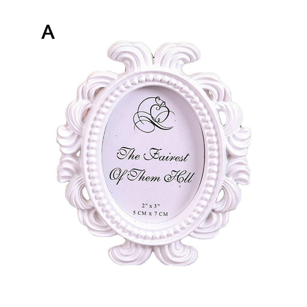 TDStore Hollow Design Oval/Rectangle Photo Frame Picture Holder Wedding Home Decor Gift