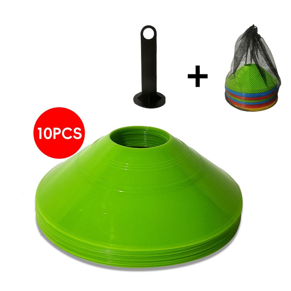 10 шт./компл. детский футбольный тренировочный инвентарь для профессиональных дисковых конусов, упражнения на ловкость, преодоление препятствий, спортивные тренировочные аксессуары