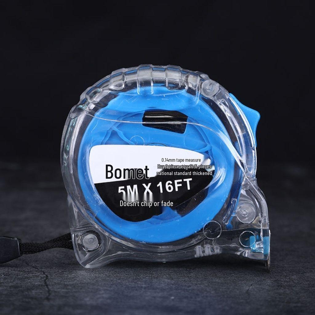 Высокоточная износостойкая прозрачная рулетка из нержавеющей стали (5м)