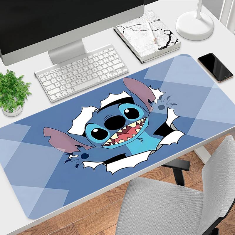 Stitch Break Xl Gaming Mouse Pad Nonslip Rubber Base Stitched Edge Waterproof Desk Mat For Pc Laptop Gamer Office Computer Accessories C92760