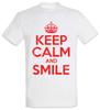 Keep Calm And Smile Mens T-Shirt Rays Smiling Laugh Smile Laugh Comedy