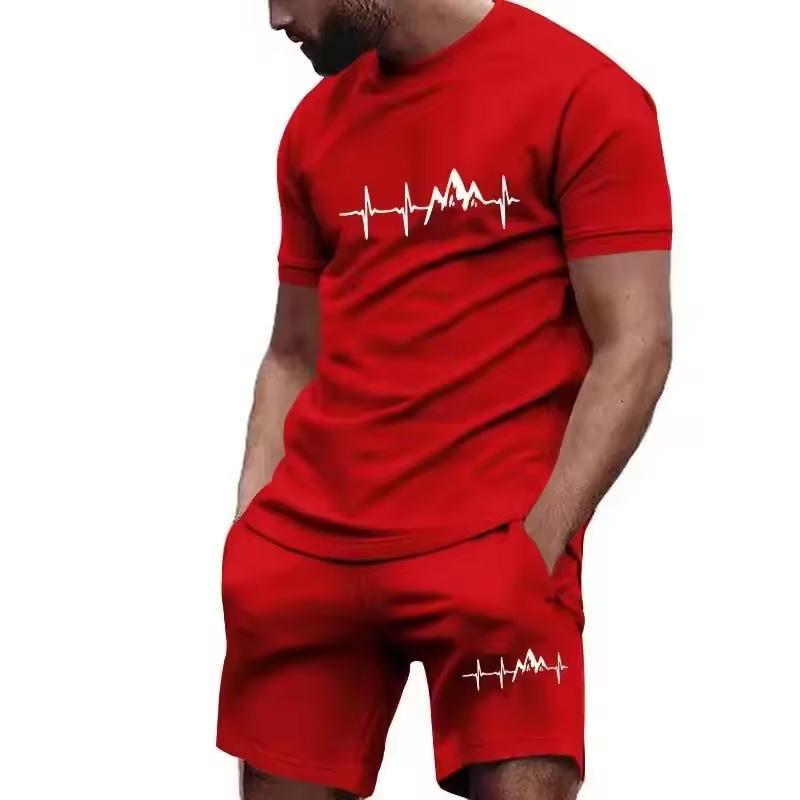 2025 Men's Mesh Fitness & Fashion Running Set - Casual Sportswear