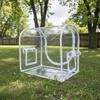 Outdoor Greenhouse Tent Rainproof Portable Mini Greenhouse Zippered Plant Cover Year-Round Plant Tent Easy Entry Zipper