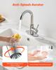 VEVOR Single Handle Sink Faucet, Brushed Nickel Single Handle Bathroom Faucet, Kitchen Water Faucets with Anti-Splash Aerator, Suitable for Bathroom