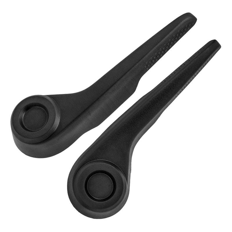 Car Front Left/ Right Manual Seat Recliner Handle 1RW10DX9AA 1RW06HL1AB Black ABS for Dodge Journey without Power Seat 2011-2018