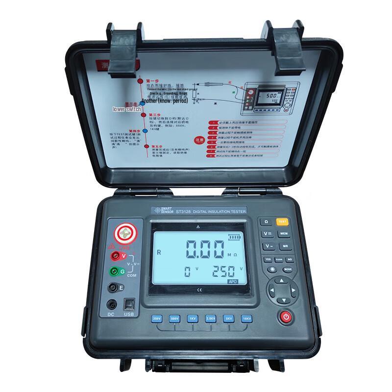 CEMA ST3128 10KV Digital Insulation Resistance Tester (CN version)